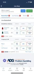 Basketball Live In Play Betting & Odds, Fixtures and Results.